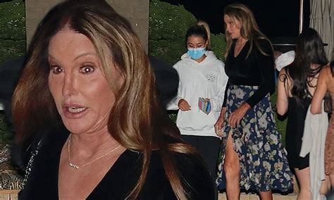 Caitlyn Jenner Flashes Her Toned Thighs In An Asymmetrical Skirt As She