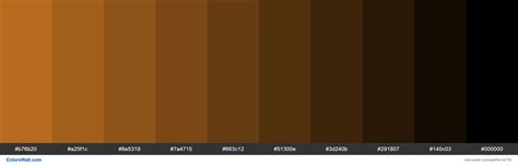Shades Xkcd Color Brownish Orange Cb Hex Colors Palette Colorswall
