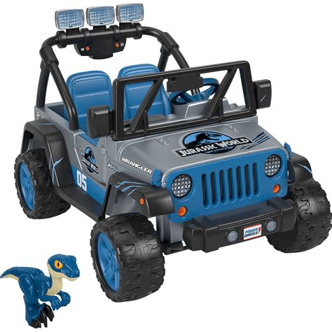 Power Wheels Jeep Wrangler 12v Ride On Vehicle Jurassic World Dino