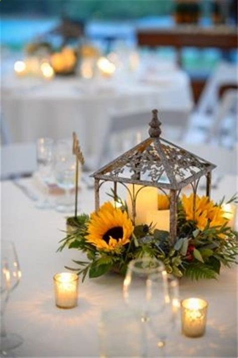 16 Rustic Sunflower Wedding Centerpiece Ideas for Summer and Fall