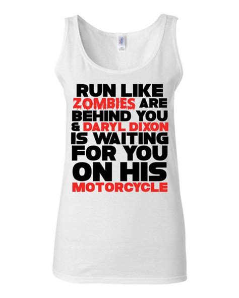 The Walking Dead Runner Tank Run Like Zombies Are Behind You And Daryl Dixon Is Waiting For
