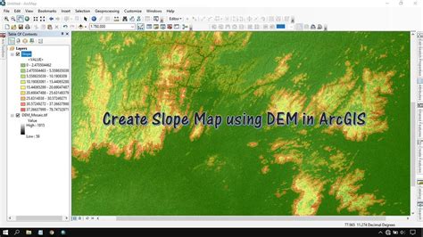 Create Slope Map Using DEM In ArcGIS YouTube