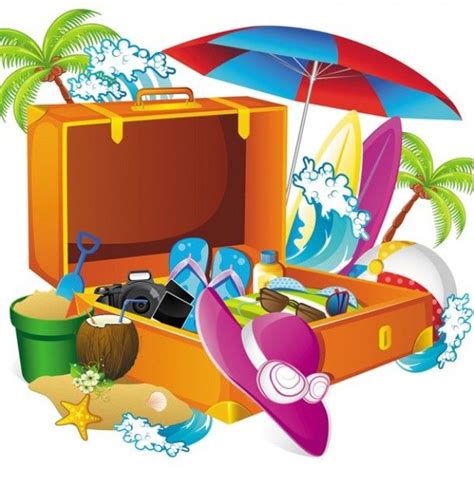 Freepik Graphic Resources For Everyone Tropical Vacation Travel Clipart Summer Illustration