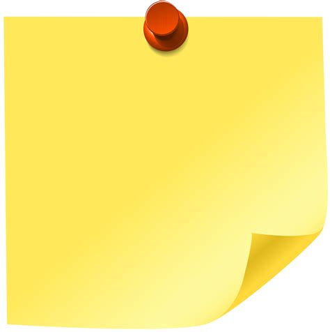 Sticky Notes Clipart Png Background