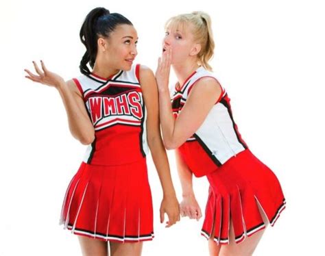 Santana And Brittany Glee Glee Cheerios Glee Santana And Brittany