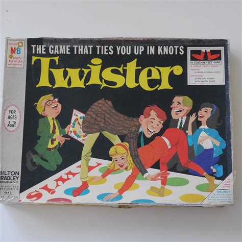 This Is An Original Twister Game From The 1960s When The Game