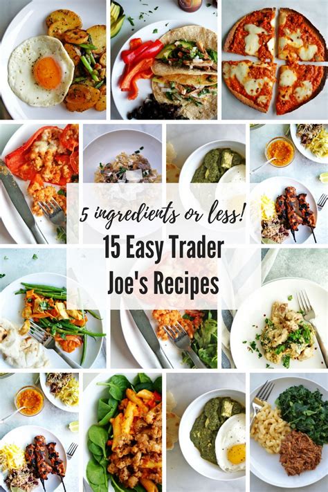 A trip to trader joe's is like hitting the easy button on grocery shopping. 15 Easy Trader Joe's Recipes | Food recipes, Joe recipe ...