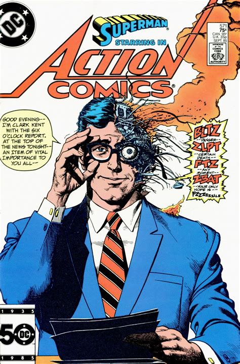 Action Comics 571 1985 Brian Bolland Comic Book Covers Comics