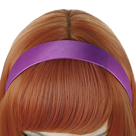 Scooby Doo Daphne Wig Mersi Womens Orange Wigs For Daphne Cosplay Long