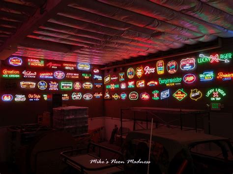 Mikes Vintage Neon Beer Sign Collection