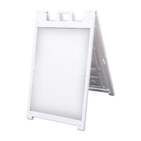 Signicade Deluxe A Frame Sign Single Panel White Frame