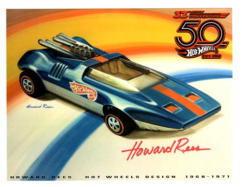 32nd Annual Hot Wheels Collectors Convention Autograph Sheets Posters