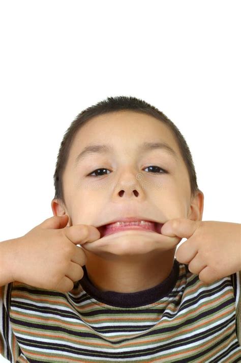 Kid Making A Funny Face Stock Image Image Of Eyes Happy 12132237