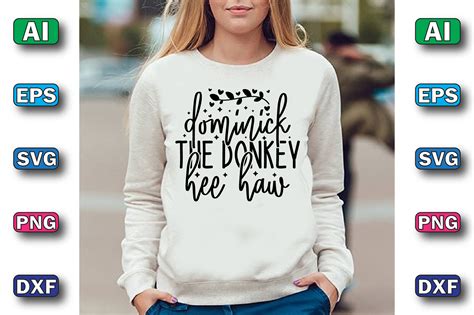 Dominick The Donkey Hee Haw Svg Graphic By Design Craft · Creative Fabrica