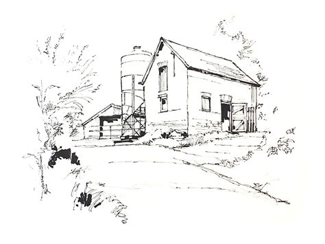 Peter Sheeler, Watercolor Barns, Artist Painting, Clark, Art Drawings