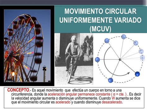 Movimiento Circular Uniformemente Variado Mcuv