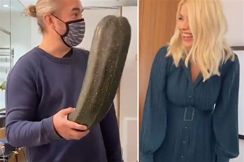 holly willoughby in hysterics over massive marrow and admits she s embarrassed to take it