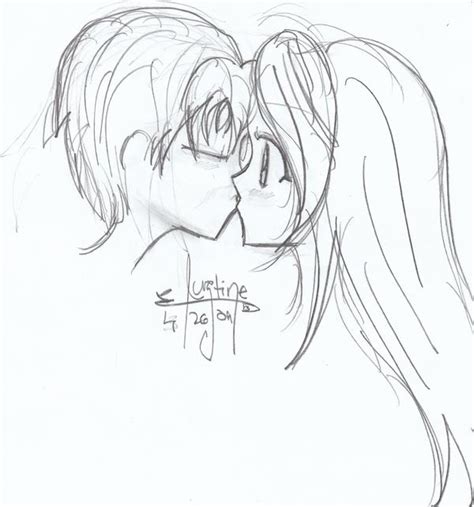 √無料でダウンロード！ Anime Boy And Girl Kissing Drawing Easy 108948 Anime Boy