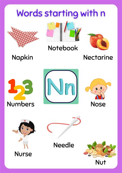 N Words For Kids Archives About Preschool