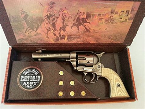 Buy Cap Replica Revolver With Caps And 12 Dummy Shells Colt 45 Bundle