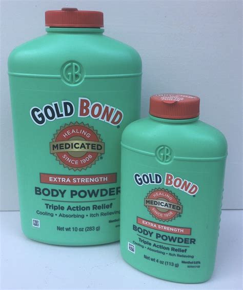 Gold Bond Body Powder Medicated Extra Strength 1 4 Oz 1 10 Oz With