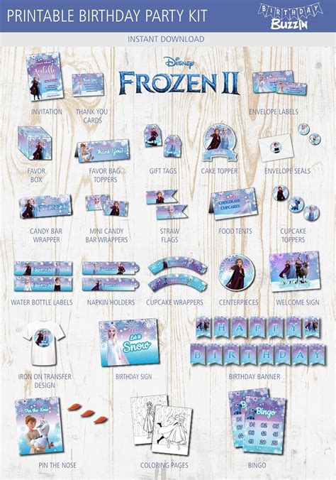 Frozen Party Printables