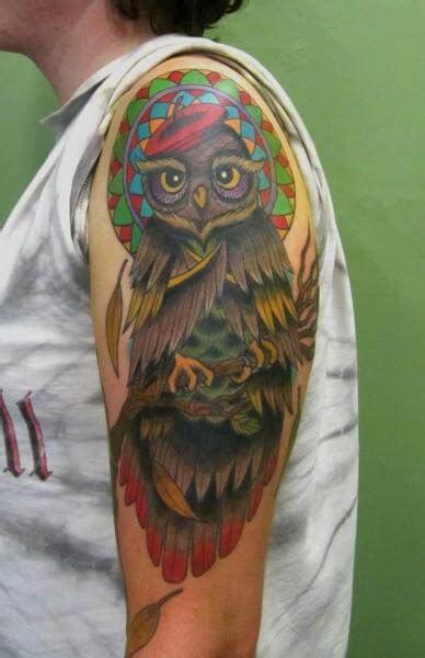 12 Best New School Owl Tattoo Designs Petpress