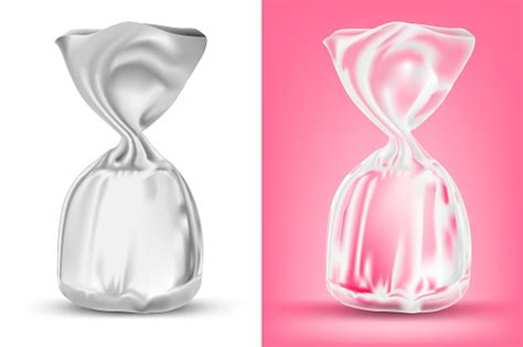 Realistic Candy Wrapper Mockup Stock Illustration - Download Image Now - iStock