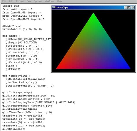 Opengl Es On Python Translate