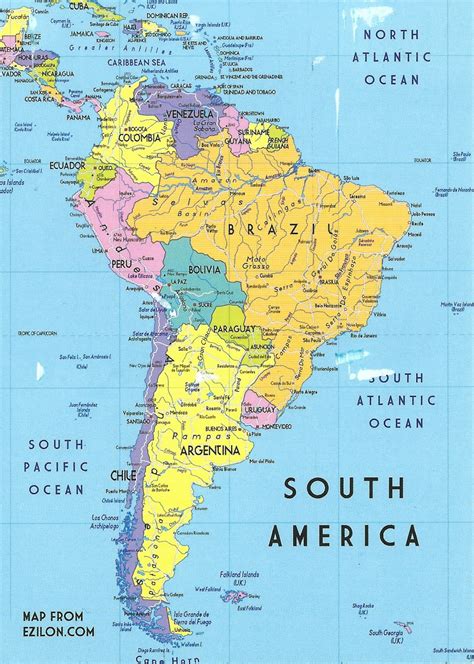 My Postcard Page Argentina South America Map