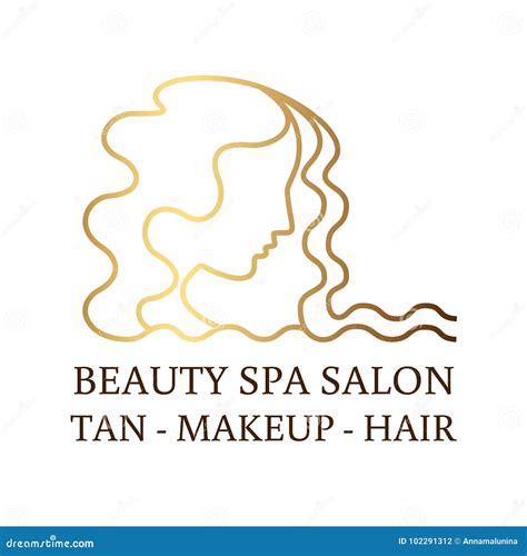 Logo For Beauty Salon Spa Salon Beauty Shop Stock Vector