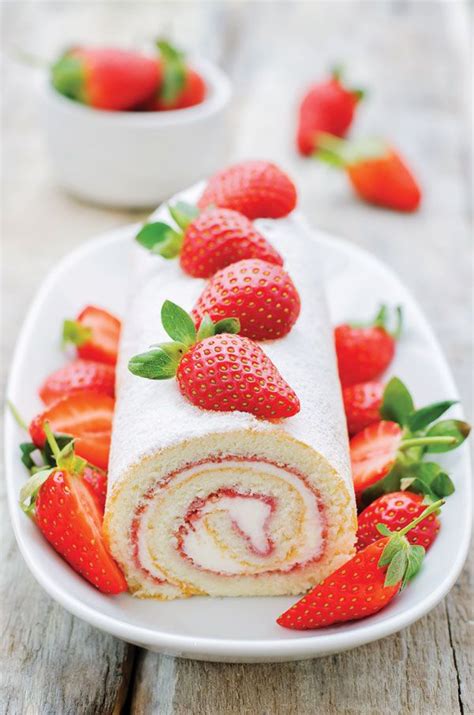 Strawberry Jam Swiss Roll, Cake Recipes: Fancy Flours | Jelly roll cake