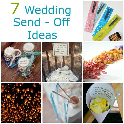 We did not find results for: 7 Wedding Send-Off Ideas - DIY Weddings