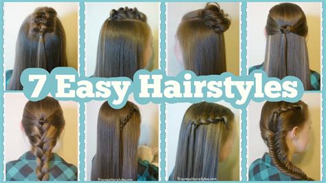 Some of the best short layered hairstyles are incredibly simple. 7 Quick And Easy Hairstyles For School - YouTube