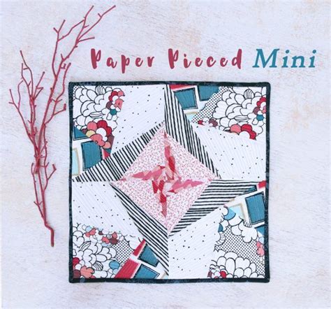 How To Make A Paper Pieced Mini Paper Piecing Patterns Paper Piecing