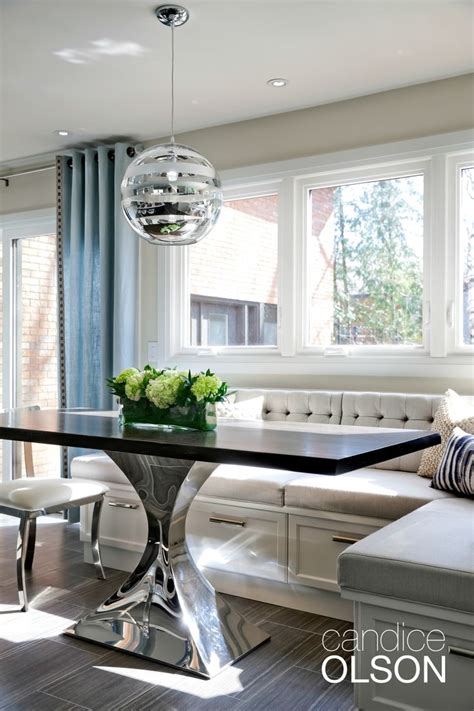 See more ideas about home, banquette seating, banquette. The challenge: create seating for groups within a small ...