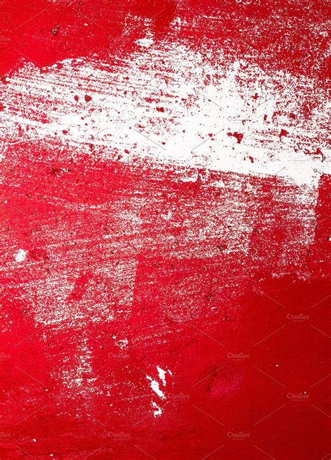 Red Painted Grunge Texture Red Texture Background Red Paper Texture