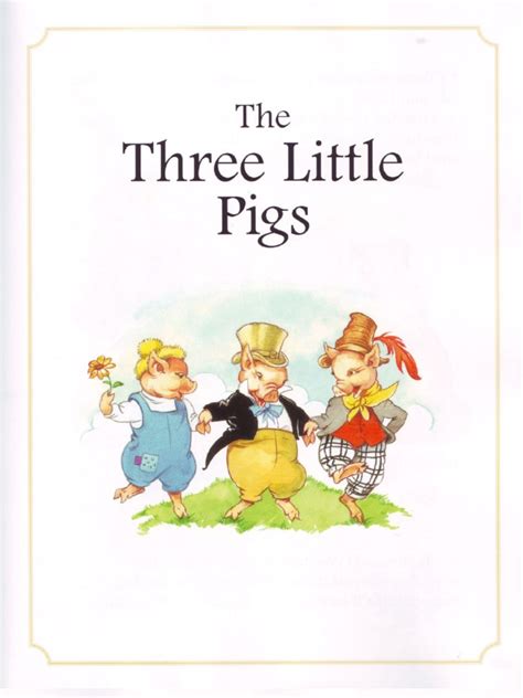Children Books The Three Little Pigs