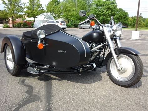 Early harleys are rare due to small production but newer models also represent with superior build quality and style. 1994 FatBoy with matching Liberty Sidecar