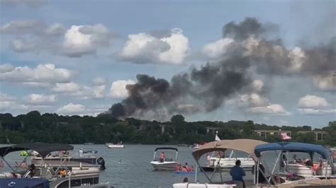 Jet Crashes During Thunder Over Michigan Air Show The Courier Mail