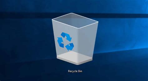 How To Remove Recycle Bin From Desktop In Windows 10