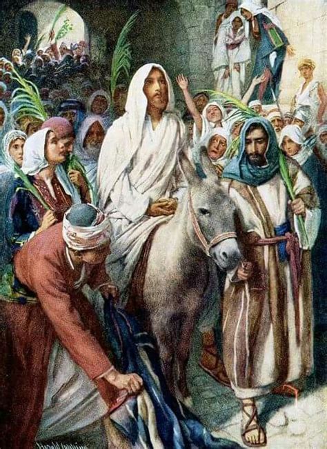 Palm Sunday Jesus Pictures Jesus Painting Bible Pictures