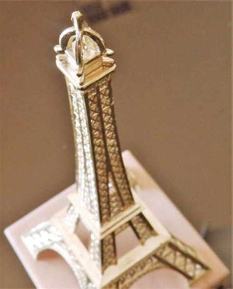 Vintage Paris Eiffel Tower Souvenir 8 High X Etsy