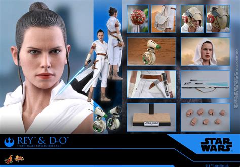 Hot Toys Movie Masterpiece Star Wars Dawn Skywalker 16 Scale Figure Ray And D O 2 Piece Set