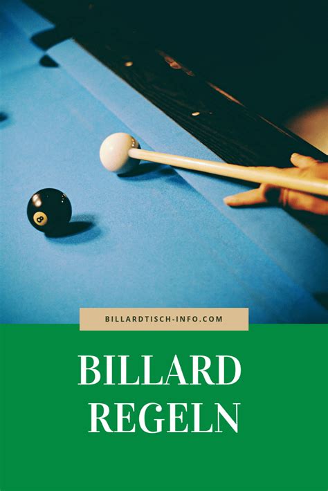 Billard Regeln Billard Regeln Billard Spielen