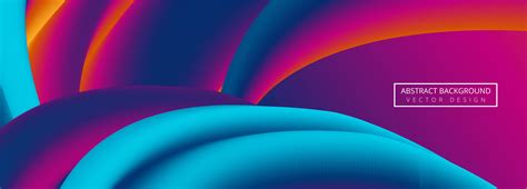 Abstract Colorful Wave Banner Background 381616 Vector Art At Vecteezy