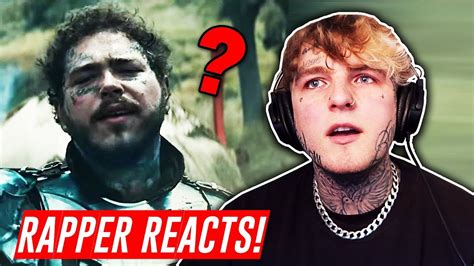 Post Malone Circles Official Video Rapper Reacts Youtube
