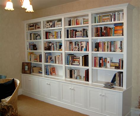 15 Photos White Library Bookcases