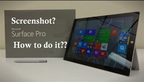How To Screenshot On Surface Pro 3 Solvewareplus