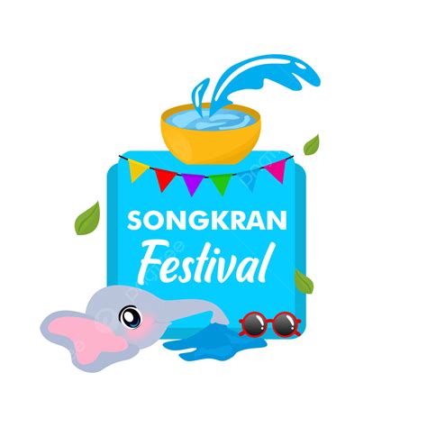 Songkran Festival Clipart Vector Songkran Festival Thailand Vector